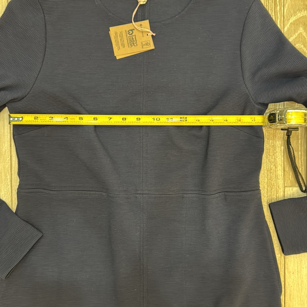 Boden Navy Blue Long Sleeve Shift Dress - Picture 12 of 16